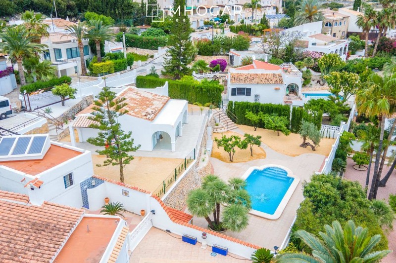 Calpe - Preciosa villa con estilo mediterráneo y vistas al mar, a la venta! 